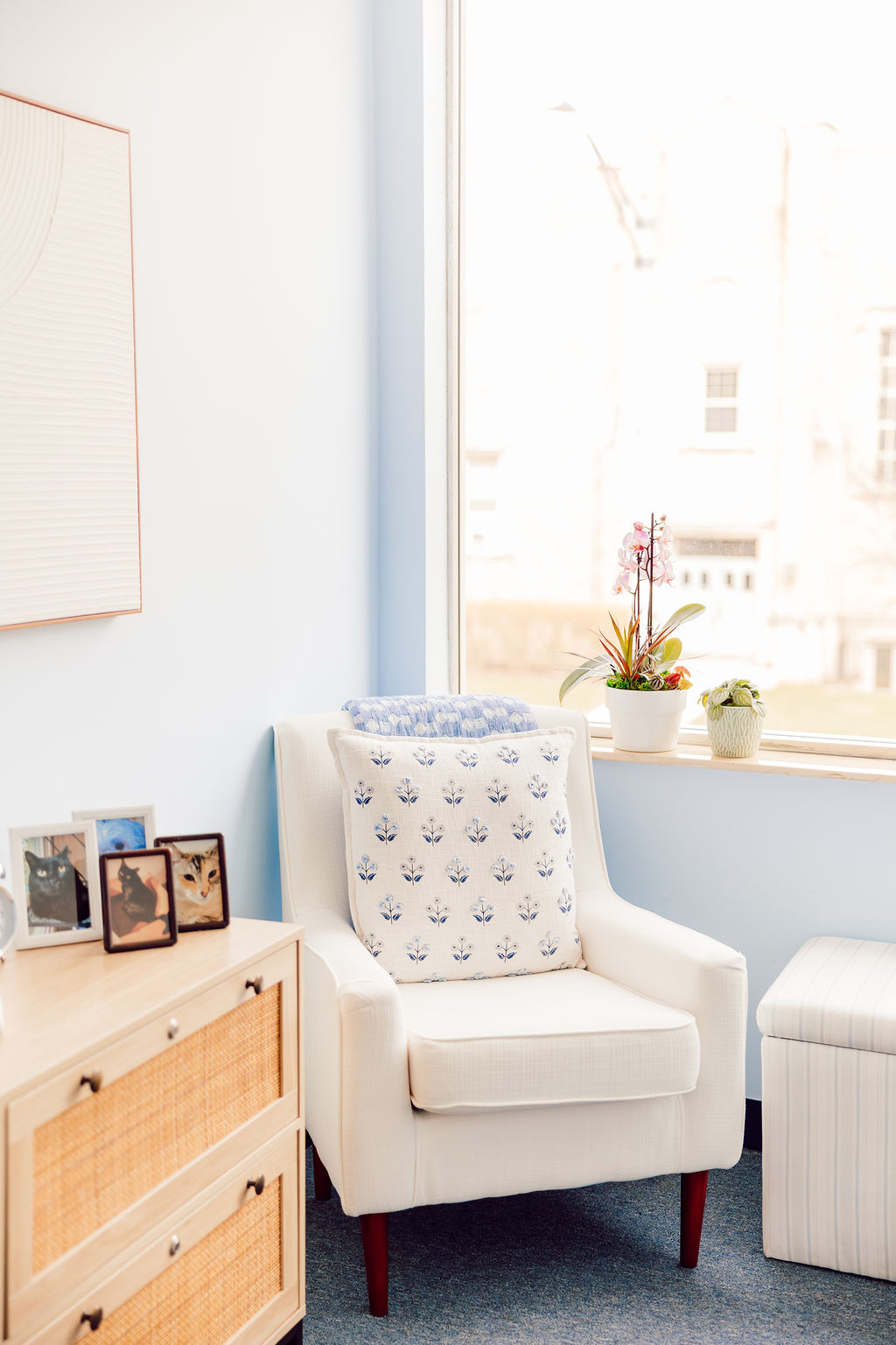 Riverside Psychology office armchair